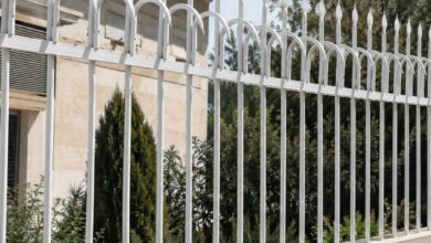 حفاظ سرنیزه ای فلزی با تراکم مناسب