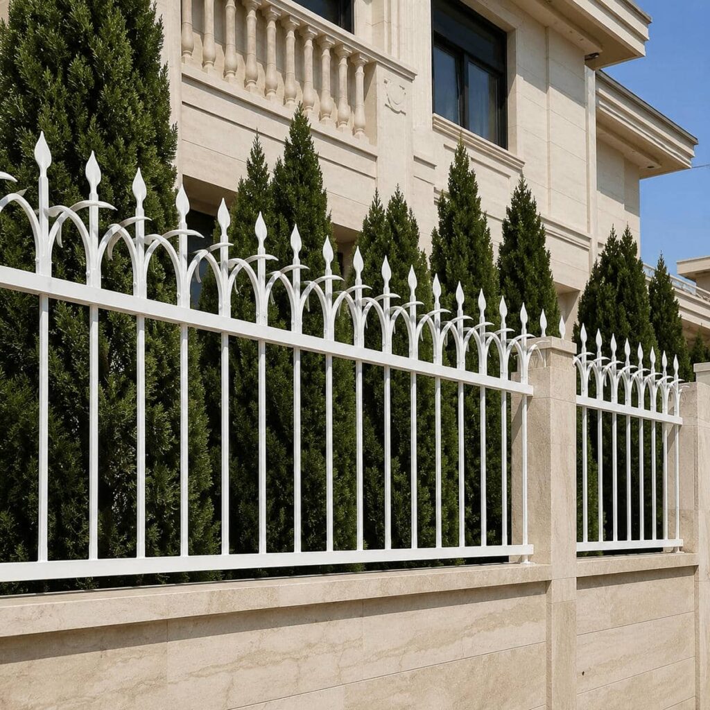 حفاظ سرنیزه ای روی دیوار