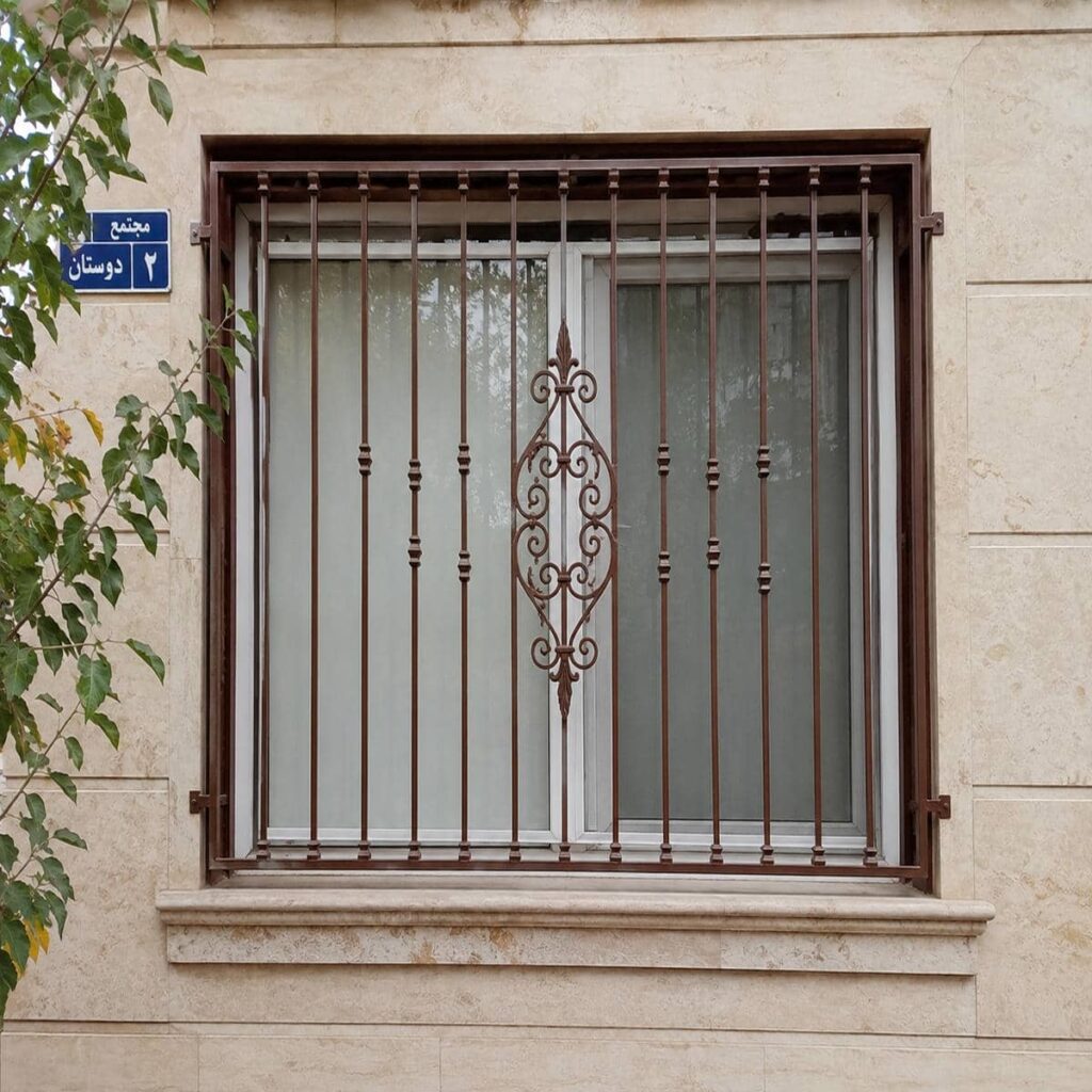 حفاظ پنجره دوجداره سفارشی با پوشش رنگی حفاظ پنجره دوجداره سفارشی با پوشش رنگی