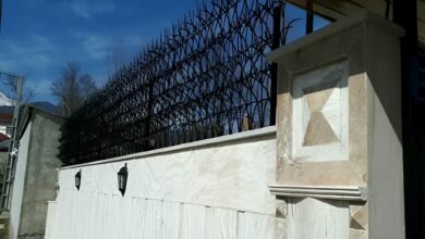 حفاظ آبشاری سفارشی با طراحی منحنی فلزی