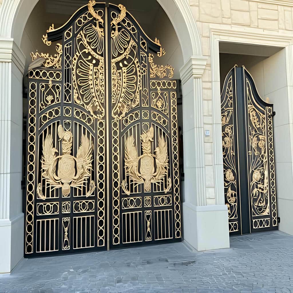 برگه قرارداد نصب کنار نمونه یراق و دستگیره