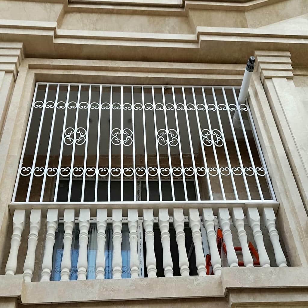 نرده فلزی ثابت مقابل حیاط کوچک استان مازندران نرده فلزی ثابت مقابل حیاط کوچک استان مازندران