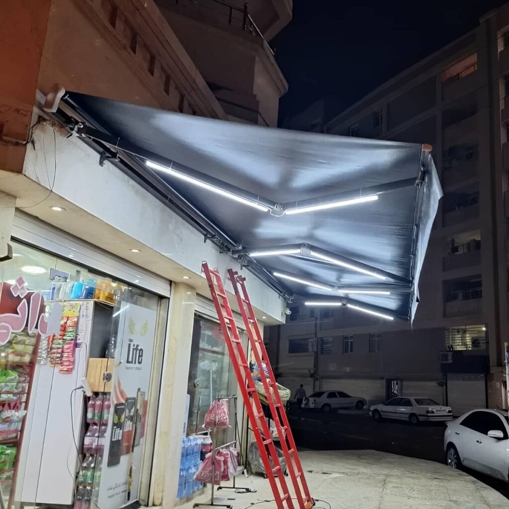 نمای زیرین پوشش آجری با دوربین سردر