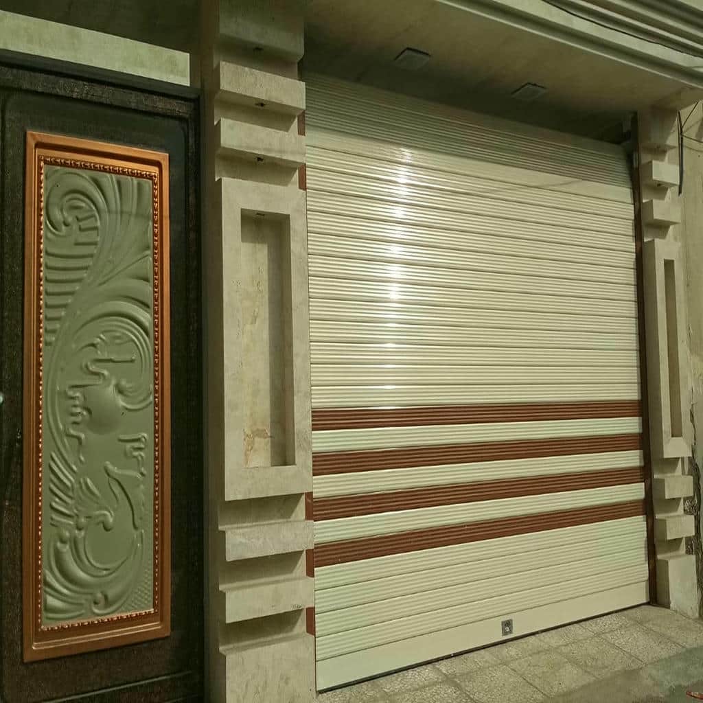 کرکره برقی ذغالی فروشگاه قفل دار در سمنان